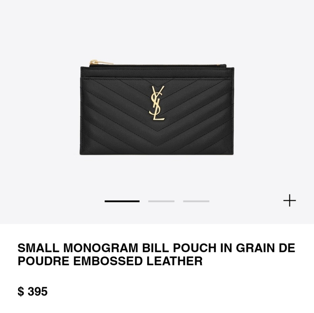 Ysl small bill pouch